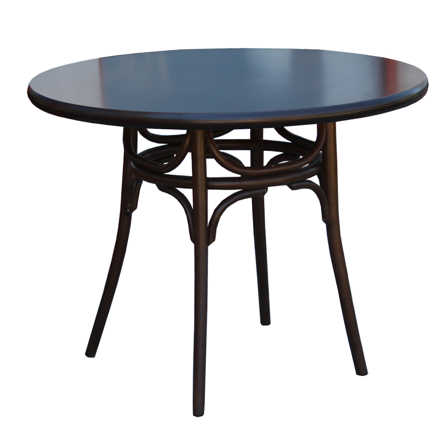 Thonet curved wood table  