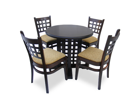 Café bar furniture set: Table and 4 chairs, MD 170 / 702 