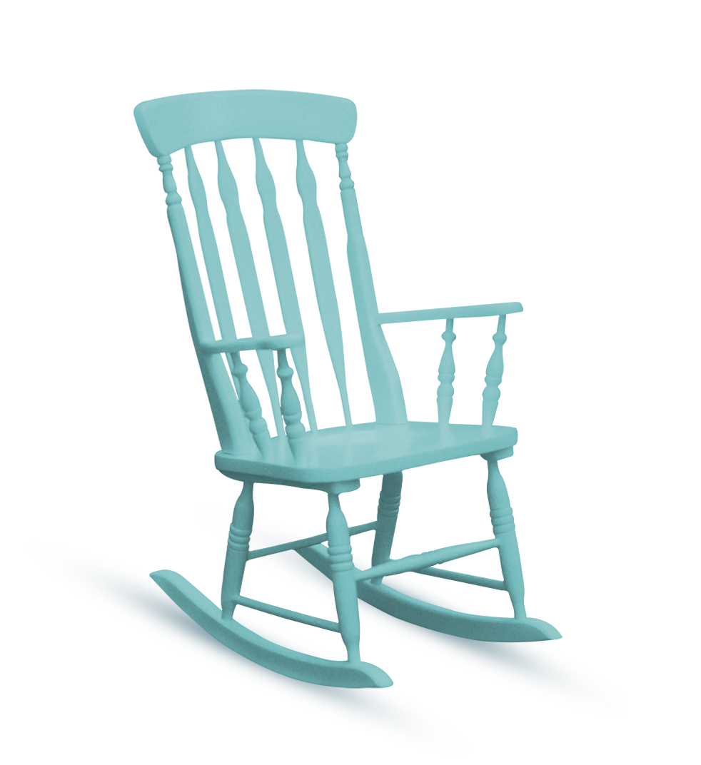 Colored Rocking Chair