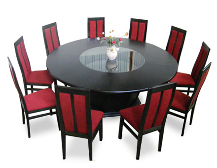 Dining room set. Table Doina + 10 upholstered chairs MD107/ 712 