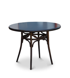 Thonet curved wood table  
