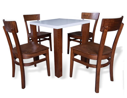 Aida table with 4 chairs 127