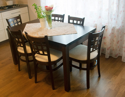 Roxana extendable table with MD170 chairs