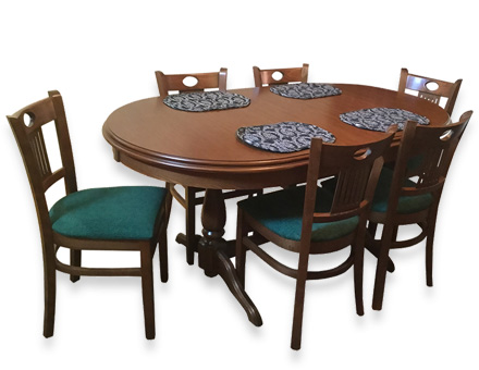 Europa table with MD370 chairs