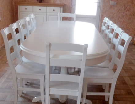 Fixed Europa table with MD103 chairs