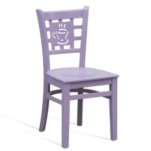 Colored MD 170 chair with coffee symbol