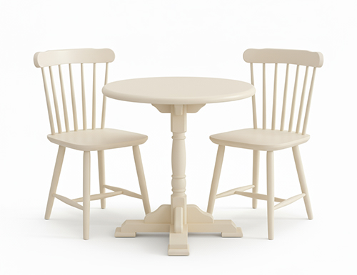 Masa Pedestal cu doua scaune MD2 colorate