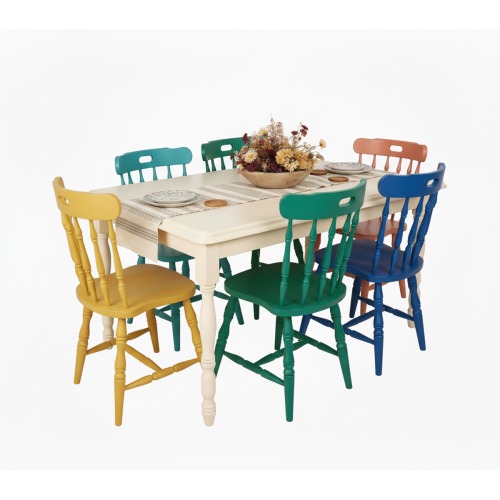 Scaune Gl1 colorate cu masa Country 3